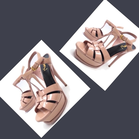 ⭐️💎⭐️HP x 2 ❤️Best in Shoes 11/18/24💎Authentic🆕 NWOB- YSL Tribute Sandals - Picture 11 of 13